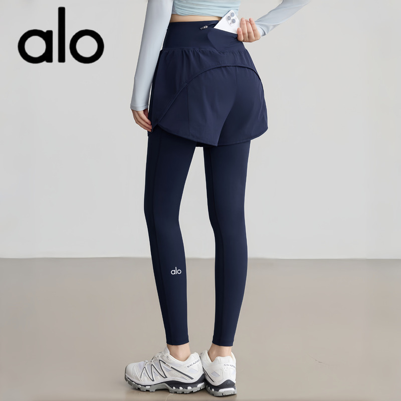 Aio Yoga Pants Autumn High-Waisted Butt-Lifting Two-In-One Fitness Morning Running Sports Gym Wear Pilates Cycling Long Pants Aio Yoga Pants Autumn High-Waisted Butt-Lifting Two-In-One Fitness Morning Running Sports Gym Wear Pilates Cycling Long Pants