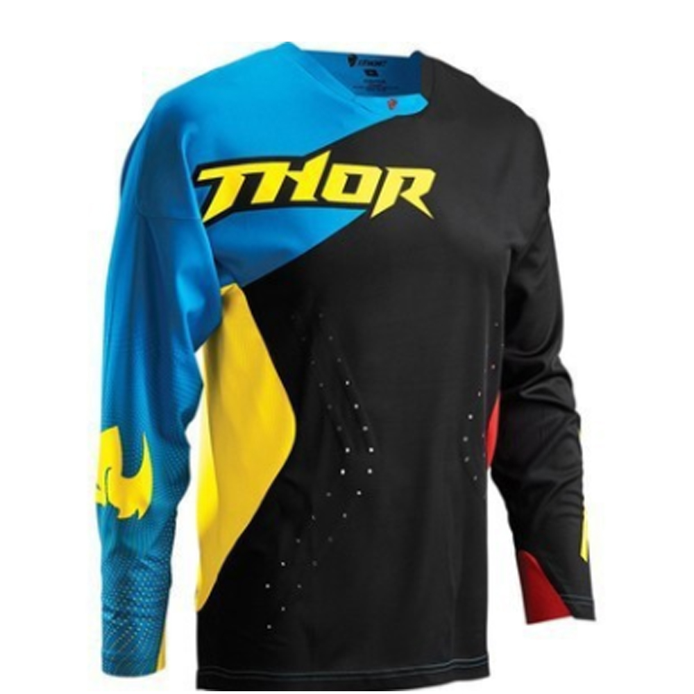 THOR riding suit downhill suit long-sleeved racing suit top men's mountain bike motorcycle suit spring and autumn T-shirt customization