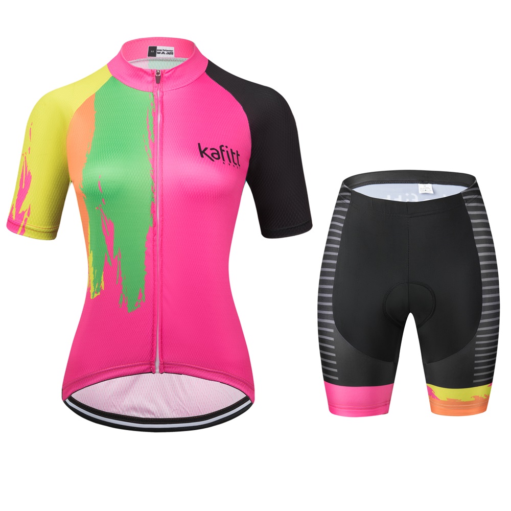 2021 KAFITT new cycling clothing women's short-sleeved thin suit road mountain bike clothing quick-drying summer can be customized