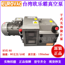 EUROVAC Europa Dry No Oil Rotary Sheet Vacuum Pump Woodworking Engraving Machine Vacuuming Industry Vacuuming Industry
