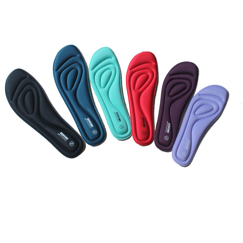 Memory Cotton Sports Insoles for men and women Breathable Shock Absorbing anti-odour Deodorant Insole Running Massage Thickening