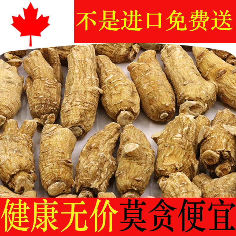 Imported Canadian American ginseng segment multi-size ginseng American ginseng sliced powder pruning American ginseng