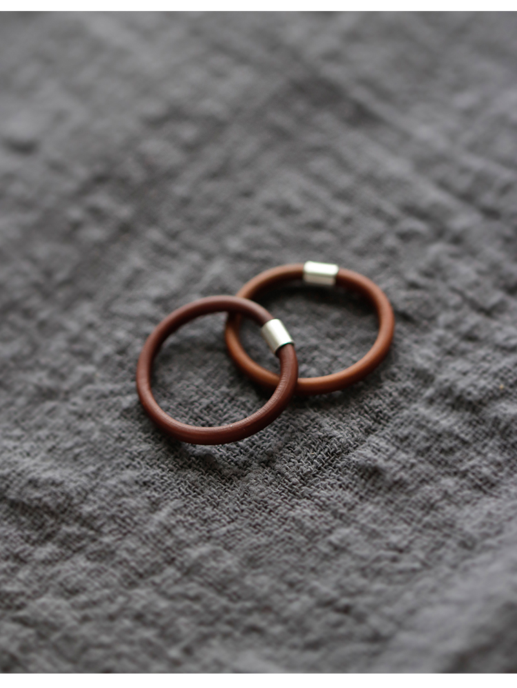 Sản xuất s925 sterling bạc spatholobus nhẫn đôi phong cách Tây Tạng món quà trí tuệ thanh lịch nhẫn nữ