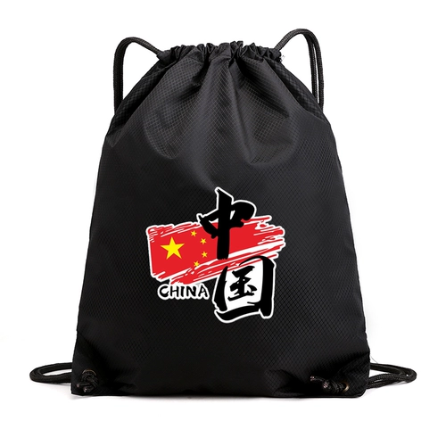 Вместительный и большой рюкзак, баскетбольный спортивный водонепроницаемый мешочек, на шнурках, ткань оксфорд, делается под заказ, с печатью вашего логотипа