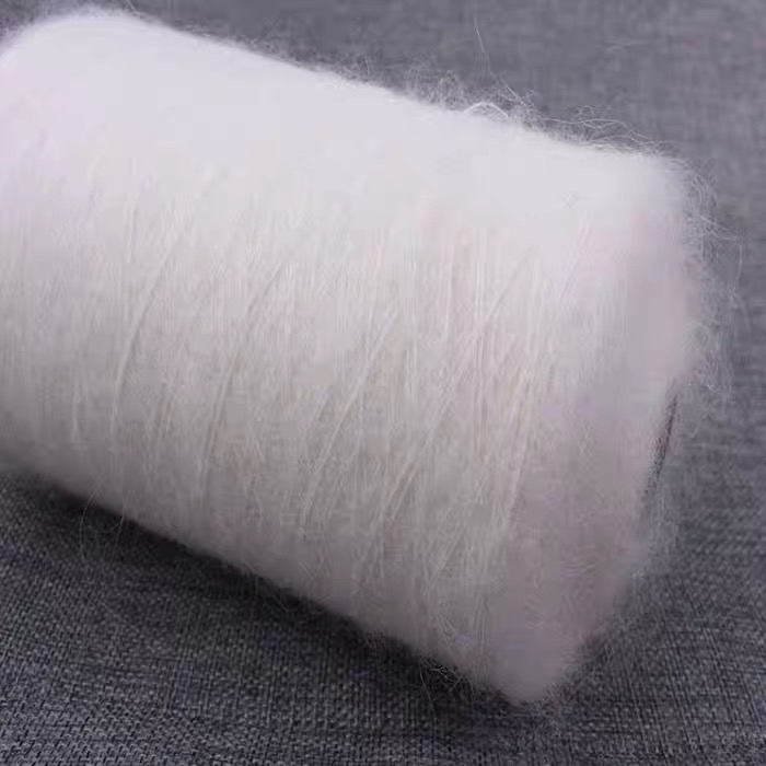 Mohair Yarn, 10,000 Strands of Mohair, Long-Haired Mohair, White Mohair