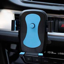 Car mobile phone holder Multi-function air outlet Snap type 360 degree rotating mobile phone navigation bracket holder Mobile phone holder