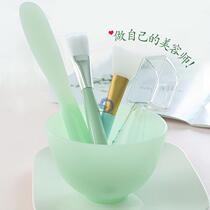 2-piece set of film mixing bowl Beauty salon tools Water filling film stick Silicone mask bowl and mixing stick diy household brush