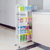 Love Ta shelf Floor-to-ceiling multi-layer storage basket Adjustable toilet door rear refrigerator side perforated bathroom mezzanine rack