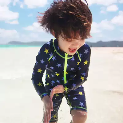 Korean children's one-piece swimsuit for boys and girls