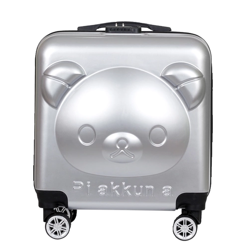 Мультяшный детский чемодан, универсальная милая коробка подходит для мужчин и женщин для путешествий, с медвежатами, 20 дюймов