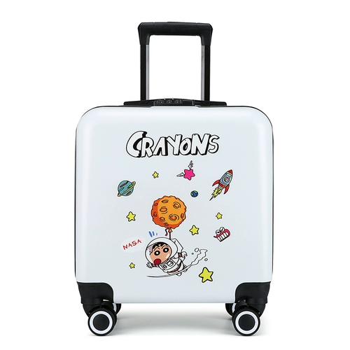 Чемодан, портативная мультяшная универсальная коробка подходит для мужчин и женщин для путешествий, 20 дюймов