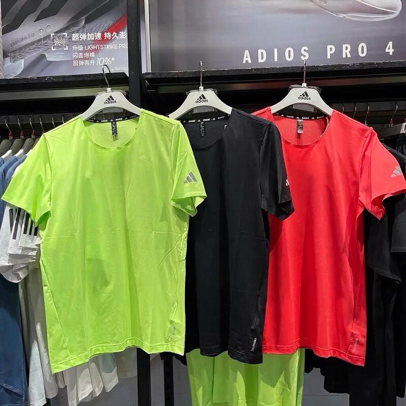 Wenwen Genuine Adidas Men's and Women's New Quick-Drying Breathable Sports Short-Sleeved T-Shirt Jy7012 Wenwen Genuine Adidas Men's and Women's New Quick-Drying Breathable Sports Short-Sleeved T-Shirt Jy7012
