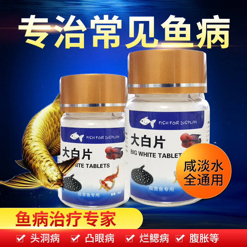 正品英国大白片鱼药内外寄魟龙鱼杀菌水族专用头洞腹水肠炎消毒剂 正品英国大白片鱼药内外寄魟龙鱼杀菌水族专用头洞腹水肠炎消毒剂