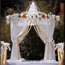 New Arabic style luxury ritual Pavilion European style Iron Princess Pavilion happy Pavilion round pavilion vestibule wedding props