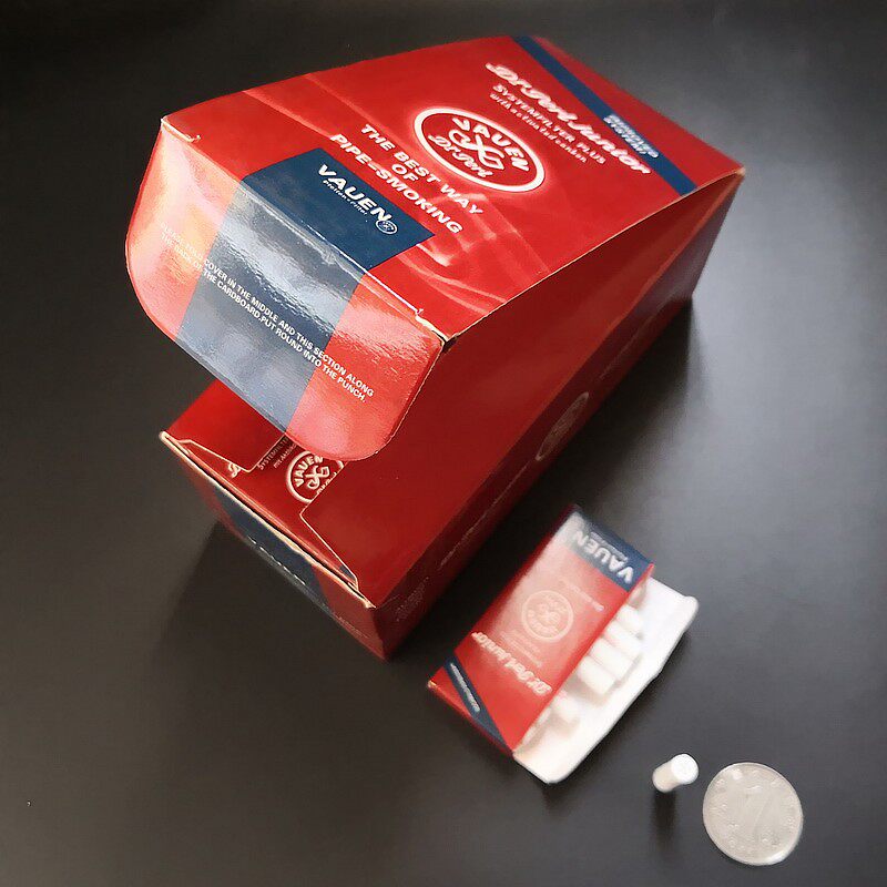 6mm pipe activated carbon filter core ceramic plug common filter solid wood cigarette filter 1 box 20 pack HY-6