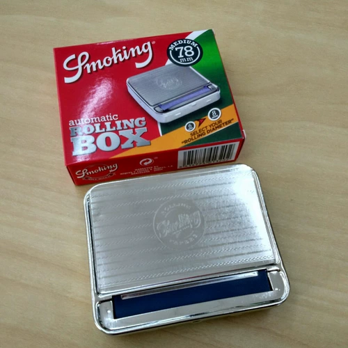 Оригинальный импортный курение гладкий 78 -мм металлическая коробка Автоматическая сигаретная толщина.