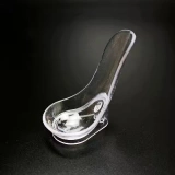 Аксессуары для дыма ложки -тип пластиковой трубной стойки одноразовая стойка с вертикальной трубной стойкой Прозрачная ложка пластиковая стойка для однократного ковша