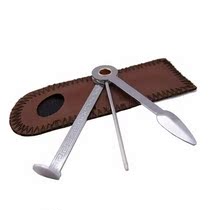 Smoke bucket accessories Three-in-one metal smoke bucket knife send PU leather jacket smoke bucket press stick smoke bucket cleaning maintenance tool
