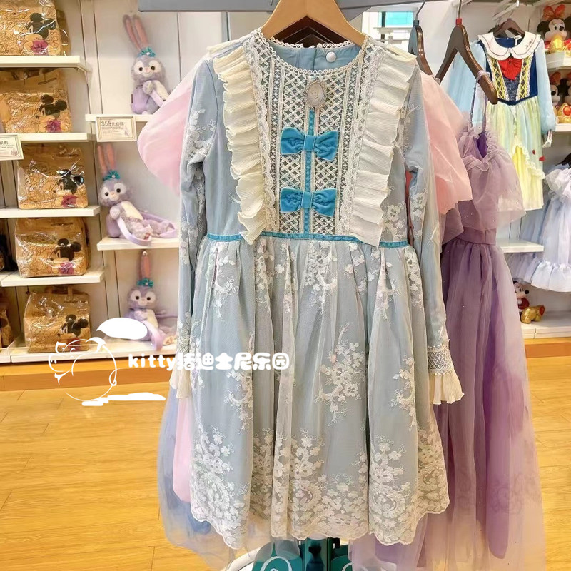 Special Offer Shanghai Disney Domestic Purchasing Agent Cinderella Dress Cartoon Girl Lolita Pure Cotton Princess Dress Winter Special Offer Shanghai Disney Domestic Purchasing Agent Cinderella Dress Cartoon Girl Lolita Pure Cotton Princess Dress Winter