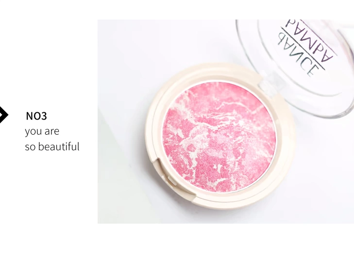 Sửa chữa khả năng làm sáng phấn ba màu phấn trang điểm nude tự nhiên không mặc phấn má hồng đích thực nữ ngọc trai nhẹ bụng lợn má hồng kem 3ce