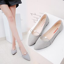 Casual womens shoes 2018 Spring and Autumn New Korean fashion wild mother shoes fashion Bean shoes flat shoes