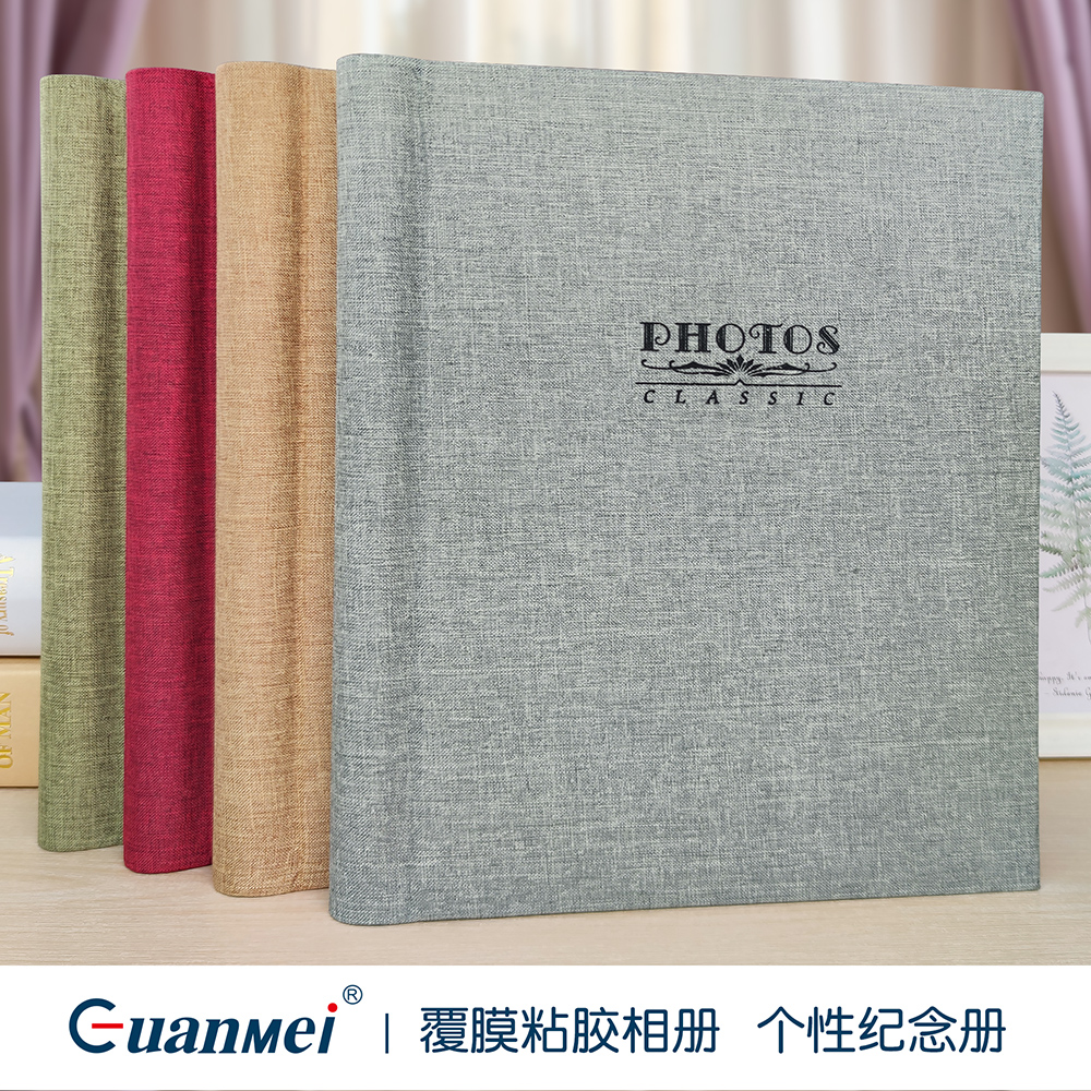 Wide Beauty Hemp Cloth Lovers Remembrance Phase Book Film Adhesive diy20 Zhang 10 inch large capacity mixable and writing film set