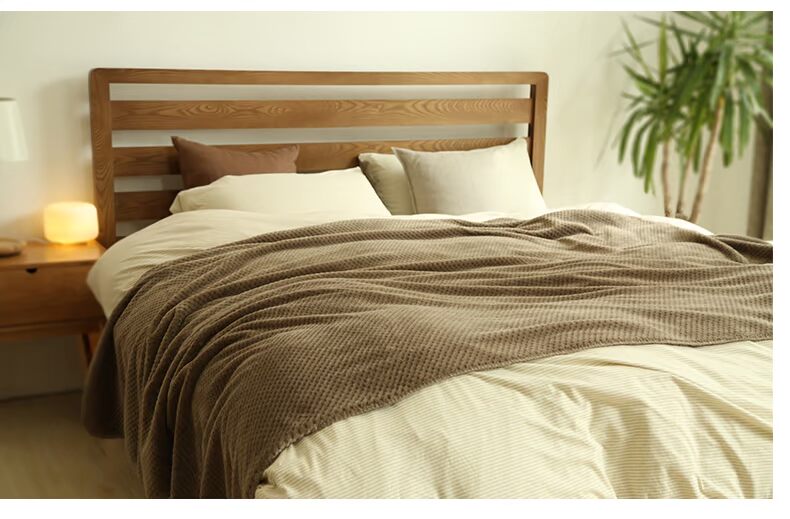Nhật Bản-style sheets màu rắn thông thường máy lạnh chăn ngủ trưa chăn lưới chăn lông cừu hô chăn khăn ký túc xá - Ném / Chăn chăn tuyết nhung