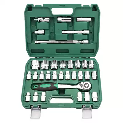 Auto repair tool set ratchet quick socket wrench casing car multi-purpose repair car multi-function full