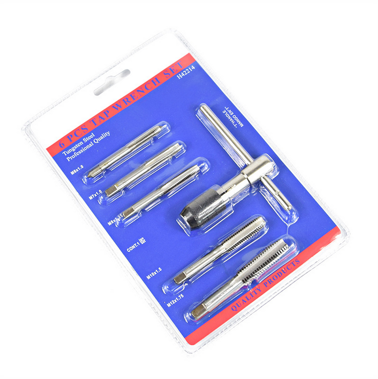 Alloy steel wire cone plate tooth five gold tool hand with wire tapping wrench plate tooth twisted hand frame male wire tapping combined suit-Taobao