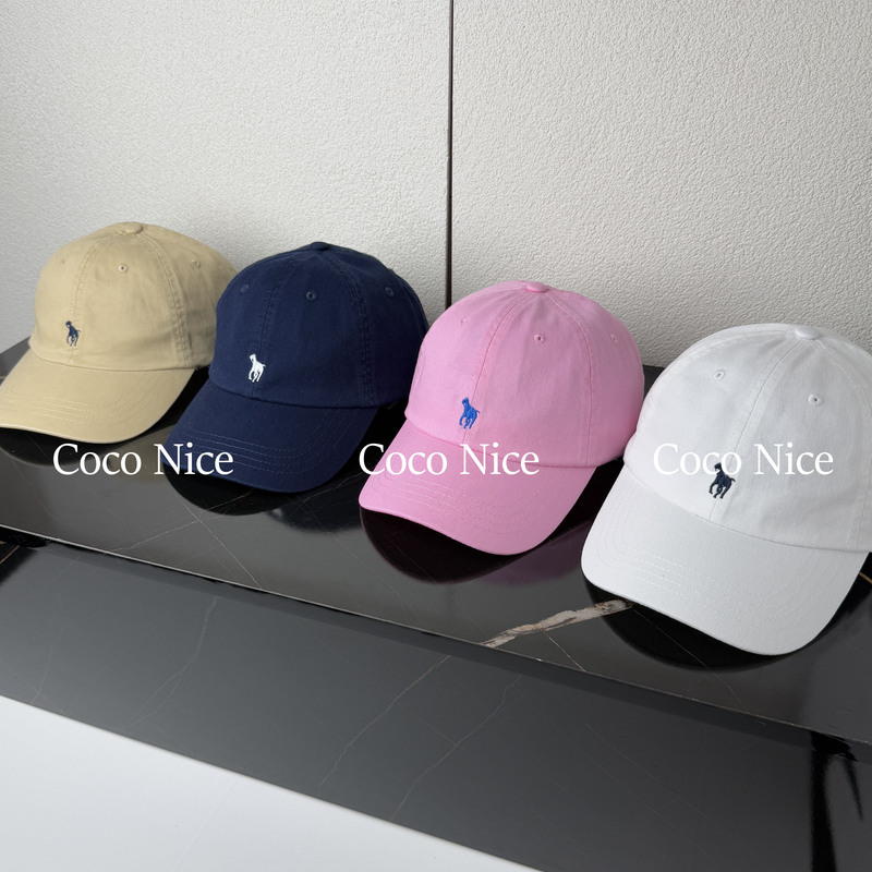 Coco Nice Ralph's Diary! Pony Logo Embroidered Baseball Cap Casual Sports Cap Sun Protection Coco Nice Ralph's Diary! Pony Logo Embroidered Baseball Cap Casual Sports Cap Sun Protection