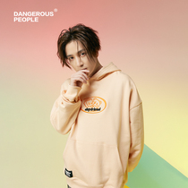 Dangerouspeople Xue Zhiqian dsp paper Wombat embroidery trend couple fleece hooded sweater hoodie