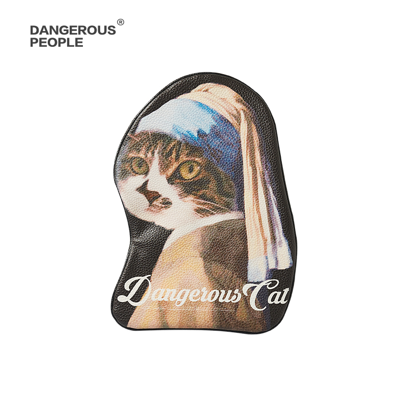 Xue's humble dsp paper bag bear trend mini-pull chain small bag kittens cartoon cartoon comic men and women handbag with zero wallet