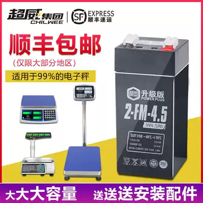 Chaowei 4v4ah electronic scale general purpose battery charger 6V lithium battery electronic scale battery book