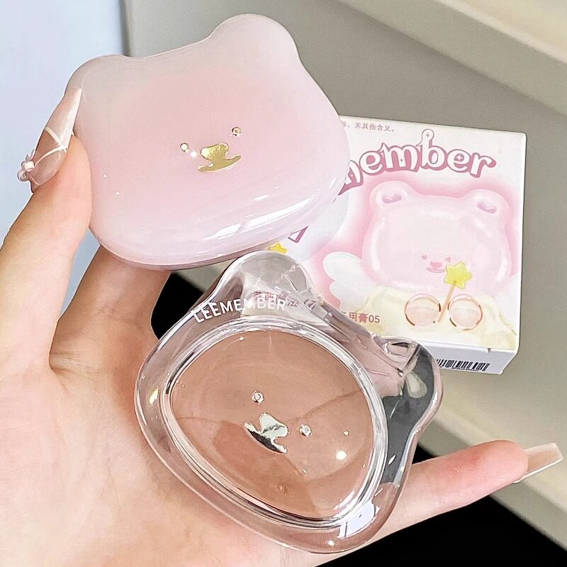 Универсальный крем-румяна LEEMEMBER Li Mengxiong Water light Blush cream lg03 с высоким блеском восстанавливает, осветляет, уменьшает усадку и расширяет цвет Изображение 1