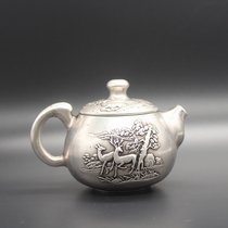 Antique copperware collection antique copper pot hip flask deer hip flask kettle handicraft ornaments