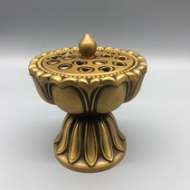 Antiques and miscellaneous collections antique lotus incense burners made during the Qianlong period of the Qing Dynasty incense burners handicrafts and ornaments