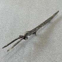 Antique antique miscellaneous collection antique Qianlong year Zodiac sheep pen holder antelope pen holder special price