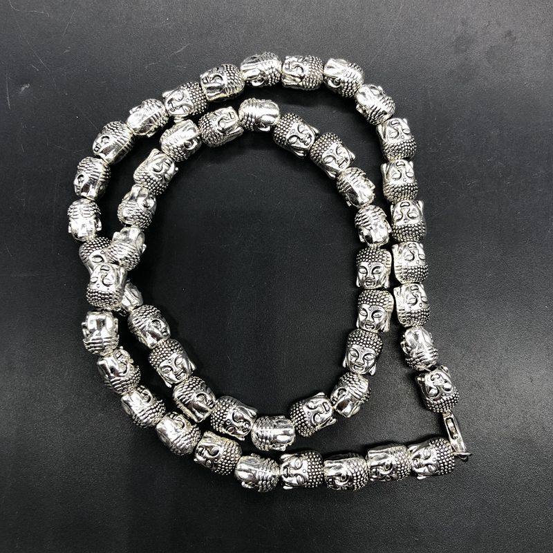 Ancient playing miscellaneous collection of antique Buddhist head necklaces such as coming to Buddha Ancestral Necklace is not suitable for wearing