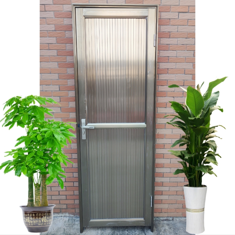 Toilet Door, Bathroom Door, Restroom Interior All-Aluminum Panel Flat Door, Affordable Bathroom Waterproof Project Door
