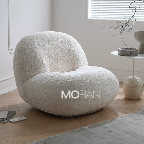 陌染 Ягненка мех сингл диван стул Pacha облачный стул ленивый диван -стул кремовый тихий ветер Сидней кресло