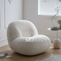 陌染 Ягненка мех сингл диван стул Pacha облачный стул ленивый диван -стул кремовый тихий ветер Сидней кресло