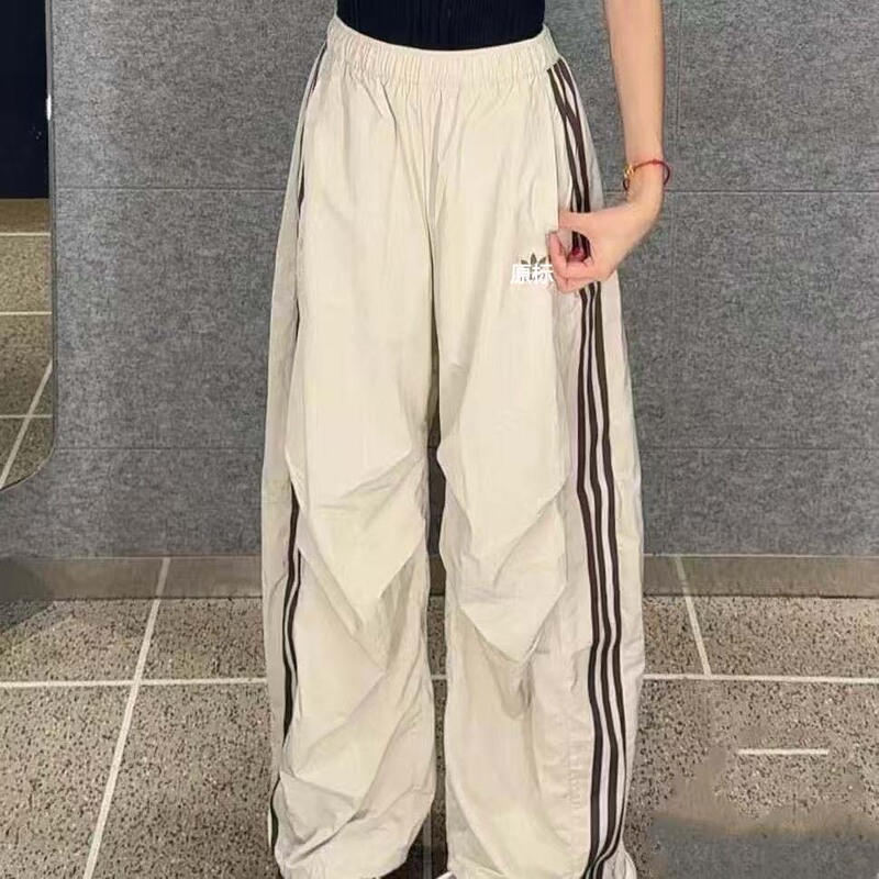 2026 New Style Three-Stripe Sports Casual Straight-Leg Pants for Men and Women, Quick-Dry Wide-Leg Pants, Sun-Protection Thin Couple's Jogger Pants 2026 New Style Three-Stripe Sports Casual Straight-Leg Pants for Men and Women, Quick-Dry Wide-Leg Pants, Sun-Protection Thin Couple's Jogger Pants