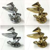 Car Motorcycle Hood Erect Mark Car Mark Engine Cover Wings Feather Fly decoration 3D headstock Head Cap Retrofit Sticker