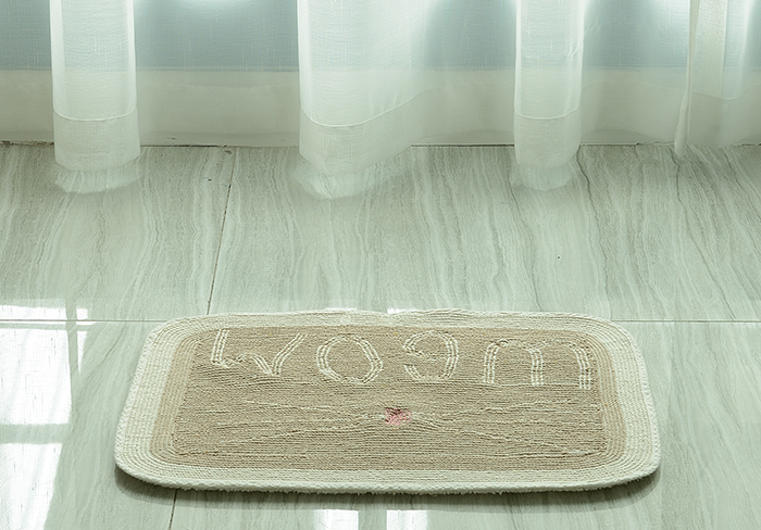 Chenille hấp thụ thảm cửa thảm thảm phòng tắm nhà vệ sinh cửa lối vào thảm hoạt hình mèo mat thảm văn phòng