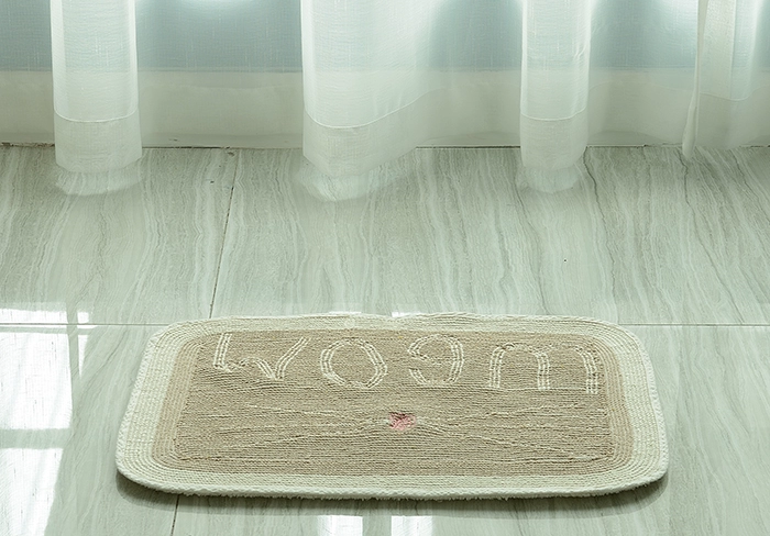 Chenille hấp thụ thảm cửa thảm thảm phòng tắm nhà vệ sinh cửa lối vào thảm hoạt hình mèo mat
