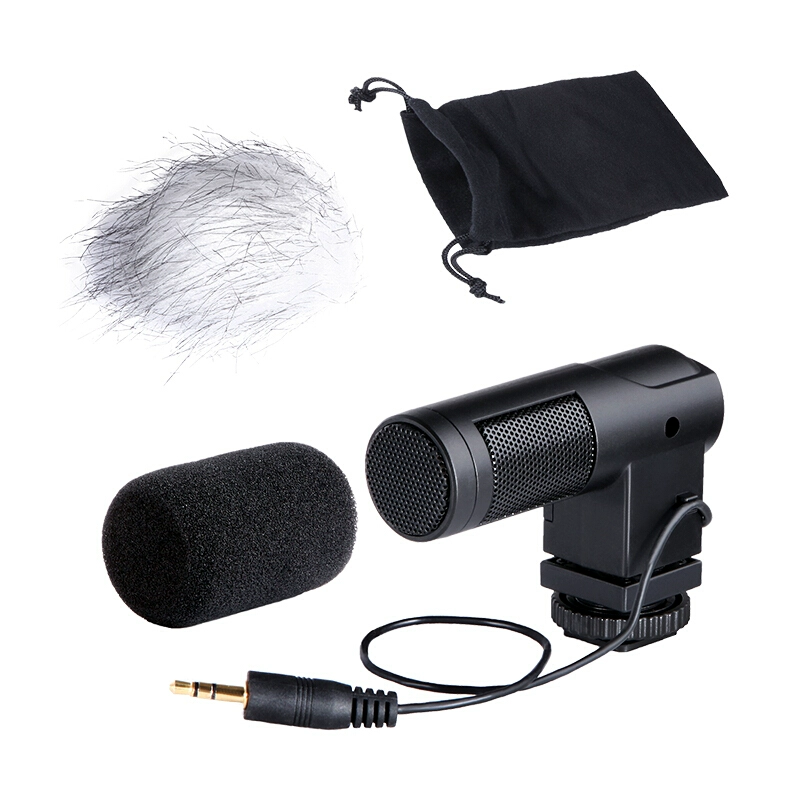 BOYA BY-V01 Micrô Máy ảnh SLR Máy ảnh Phỏng vấn Micrô 5D3 5D4 A9 A7R2 Micrô - Micrô