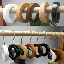 Womens shop jeans scarf scarf ring solid wood pattern circle wooden ring wood ring S adhesive hook with magnetic hanger