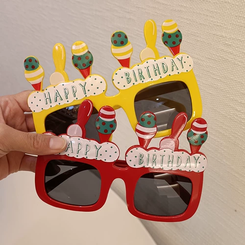 Очки на день рождения для девочек Bestie, милые забавные фото, реквизит для селфи, украшение для торта, солнцезащитные очки с днем ​​рождения, модные