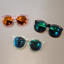 Childrens glasses sun glasses boys and girls sunglasses anti-ultraviolet glasses childrens fashion sun glasses Toad mirror tide