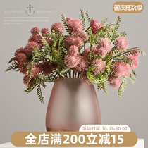 European-style simple modern living room desktop decorations simulation potted plastic bouquet ornaments bundle hair chestnut fruit
